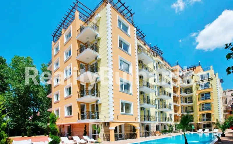 1kk s balkonem/Slunečné pobřeží,Bulharsko 37m² 450m od pláže